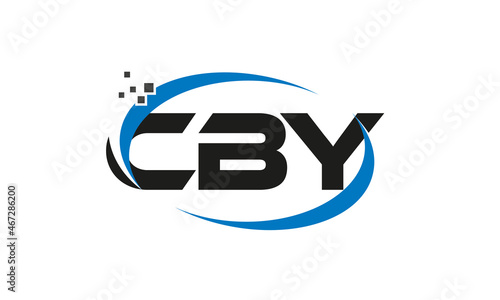 dots or points letter CBY technology logo designs concept vector Template Element photo