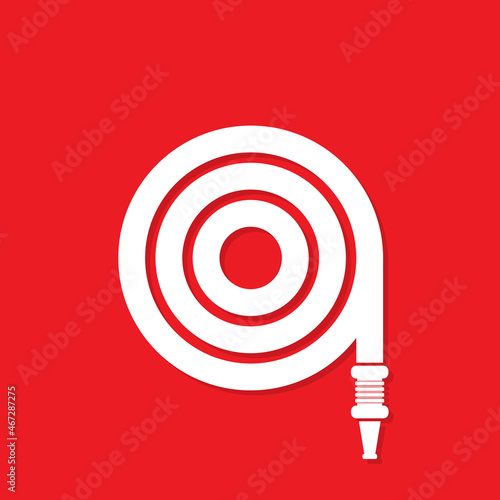 Fire hose reel icon