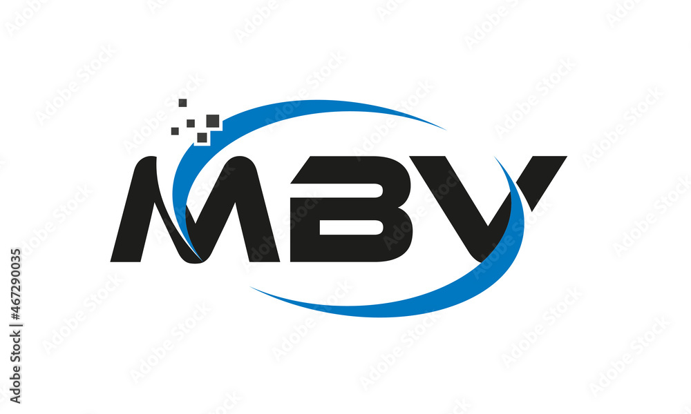 dots or points letter MBV technology logo designs concept vector Template Element dots or points letter MBV technology logo designs concept vector Template Element