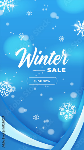Abstract background designs, winter christmas sale, social media promotional content. Vector illustration. Abstract creative discount layout. Special offer. Graphic design poster social media template