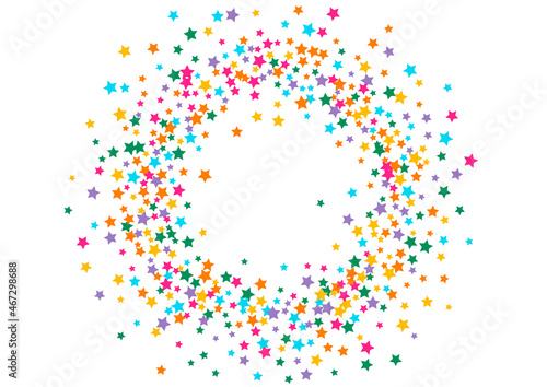 Rainbow Decoration Vector White Background Space