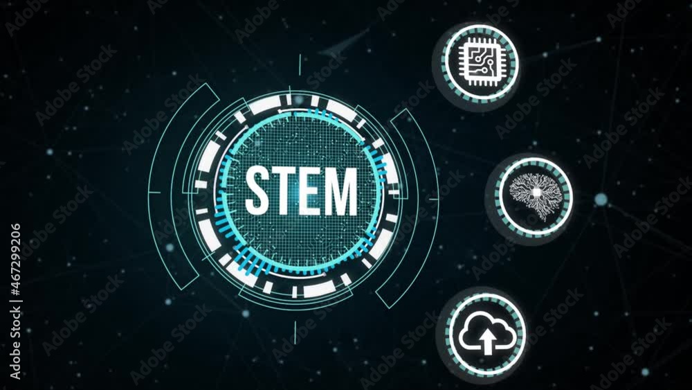 Internet, business, Technology and network concept.Science, technology, engineering and math. STEM concept. Virtual button. Internet, business, Technology and network concept.Science, technology, engineering and math. STEM concept. Virtual button.