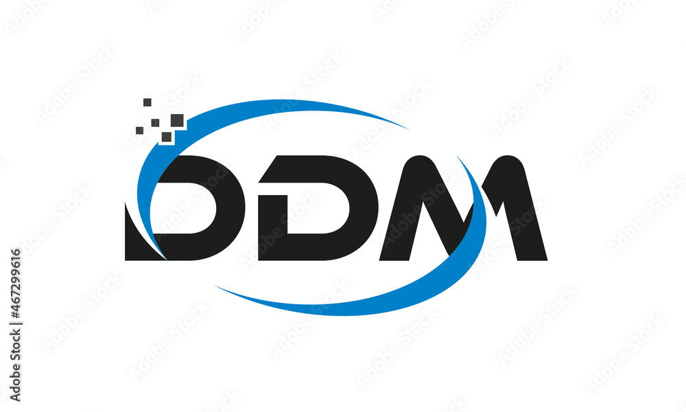 dots or points letter DDM technology logo designs concept vector Template Element dots or points letter DDM technology logo designs concept vector Template Element