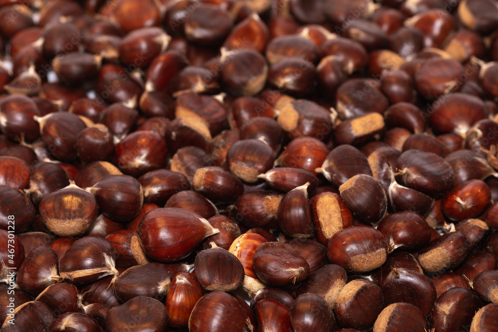 Chestnuts. Autumn mood. Food. Natural. Chestnuts. Autumn mood. Food. Natural.
