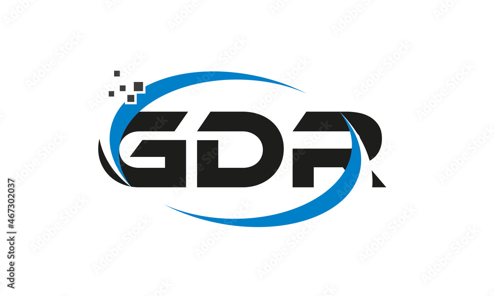 dots or points letter GDR technology logo designs concept vector Template Element dots or points letter GDR technology logo designs concept vector Template Element