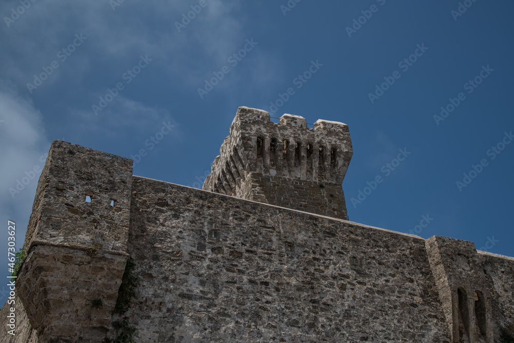 Populonia, a medieval massive fortress - Tuscany italy Populonia, a medieval massive fortress - Tuscany italy