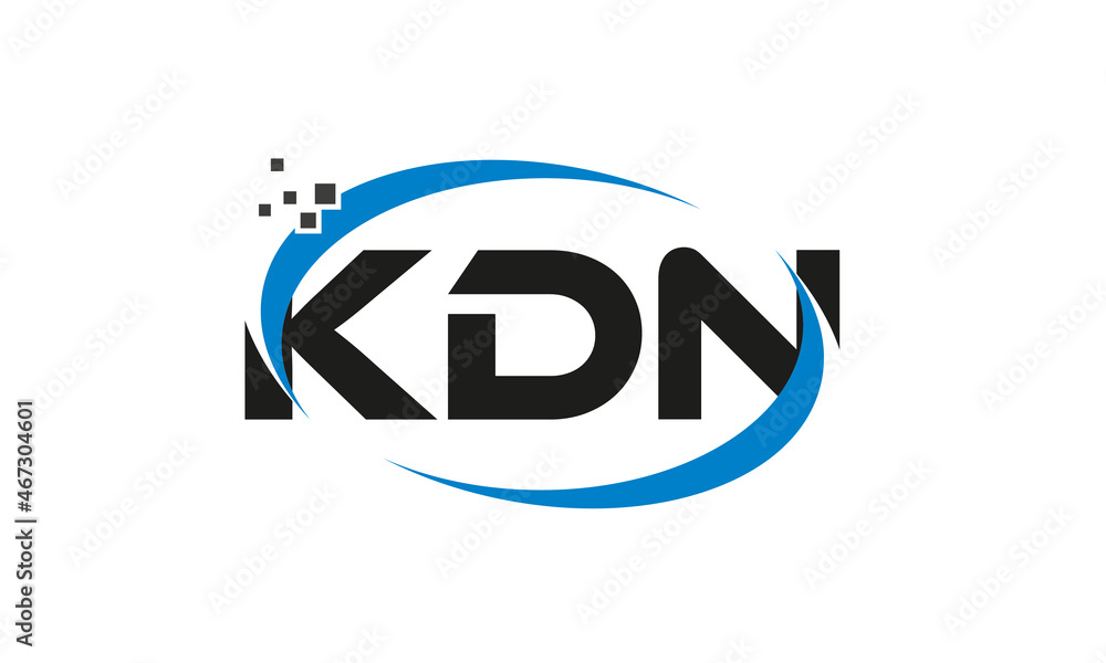 dots or points letter KDN technology logo designs concept vector Template Element dots or points letter KDN technology logo designs concept vector Template Element