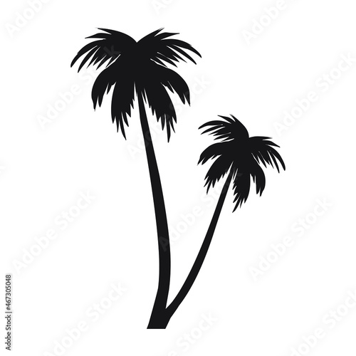 palm Tree art design  vector file  flower tree art