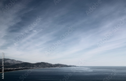 Sea landscape in the Tyrrhenian sea -Italy