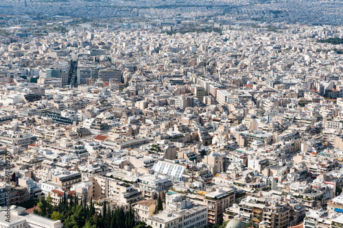 Athens, Greece. Dense living and architecture in the capital city.