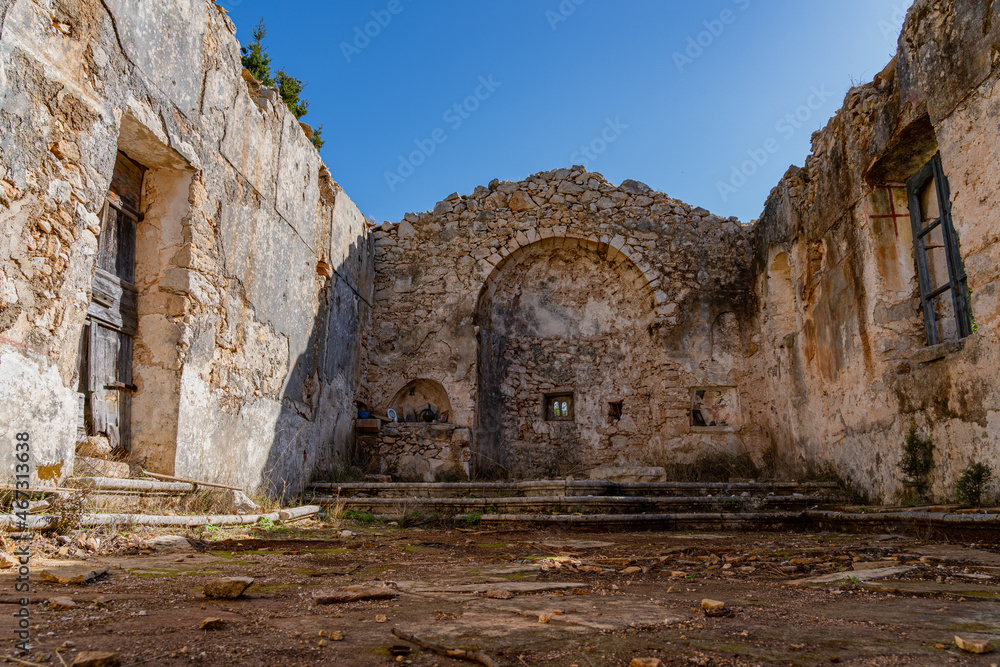 Wanderung zum verlassenen Kloster Agios Andreas