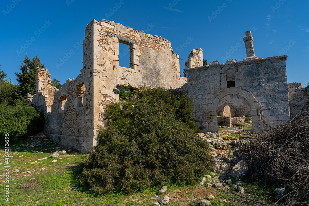 Wanderung zum verlassenen Kloster Agios Andreas