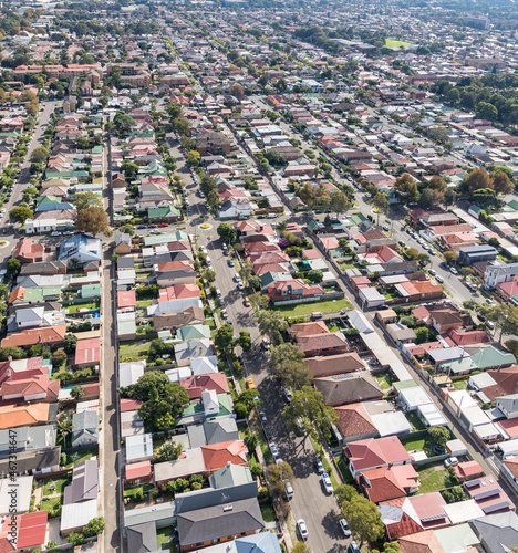 Sydney Aerial view Eastern Suburbs Residential Area photo