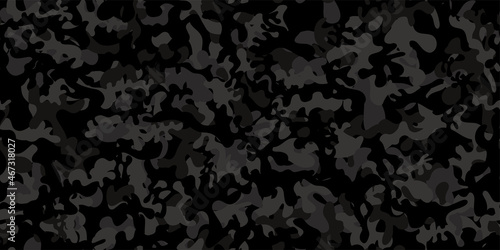 Camouflage background. Seamless pattern.Vector. 迷彩パターン テクスチャ 背景素材