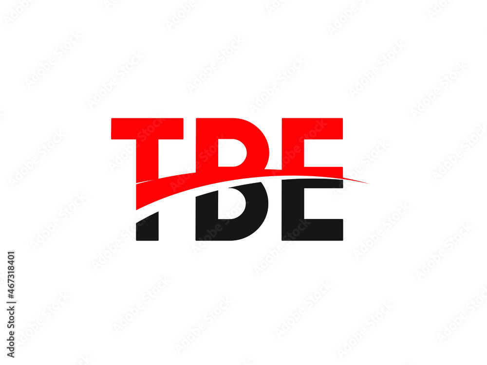 TBE Letter Initial Logo Design Vector Illustration TBE Letter Initial Logo Design Vector Illustration