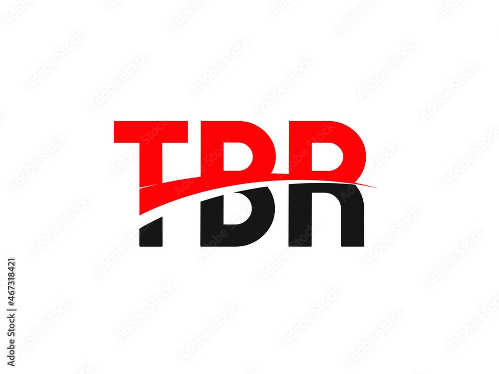 TBR Letter Initial Logo Design Vector Illustration TBR Letter Initial Logo Design Vector Illustration