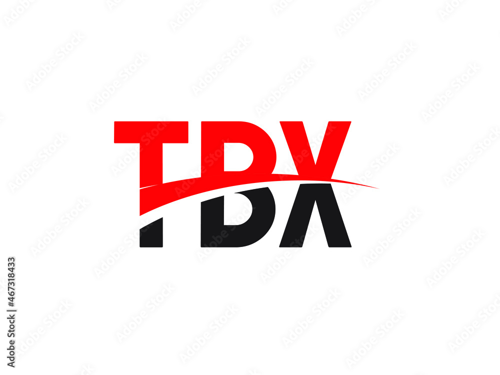 Obraz premium TBX Letter Initial Logo Design Vector Illustration