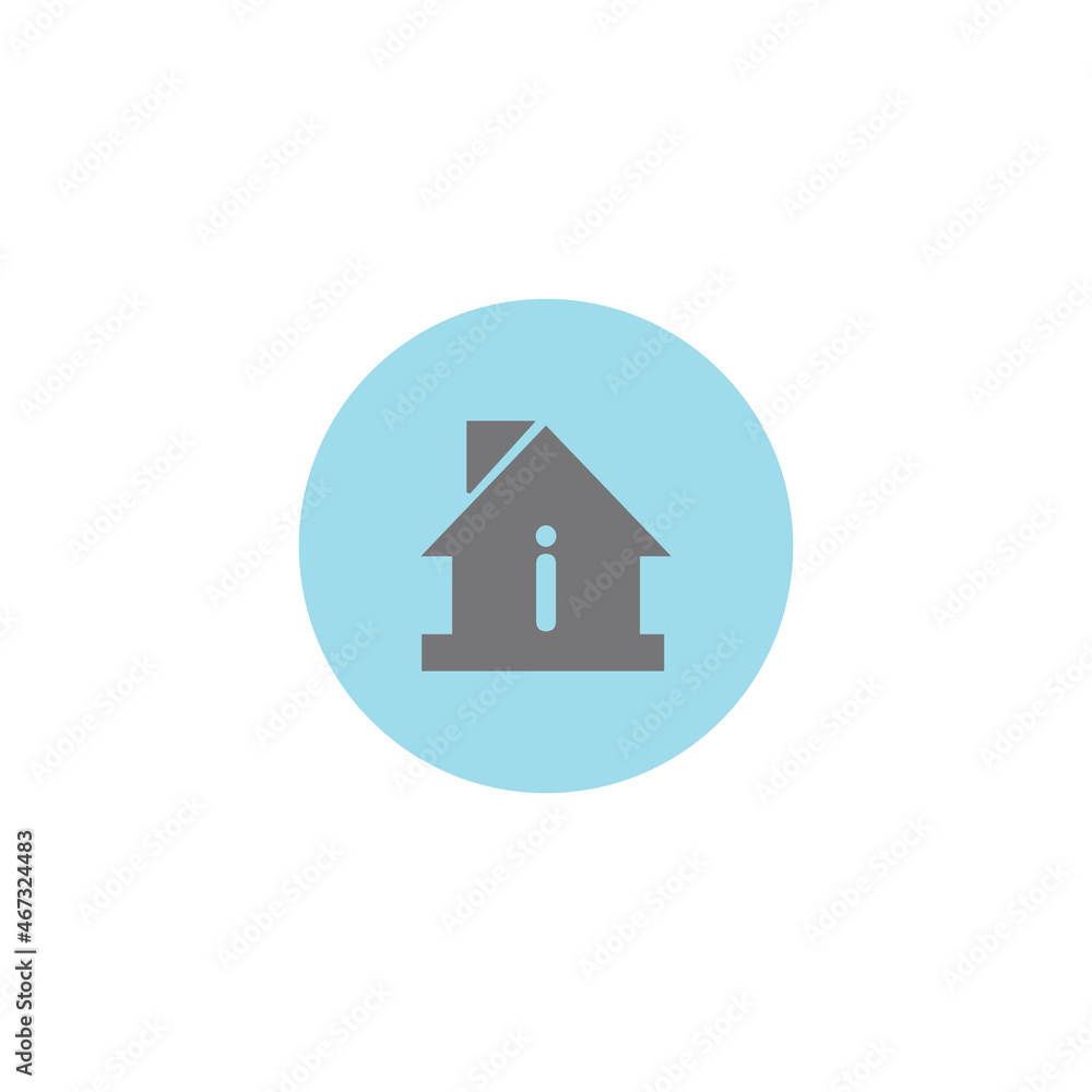 Home, office icon vector design flat Home, office icon vector design flat