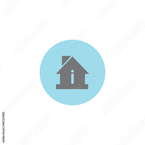 Home, office icon vector design flat
