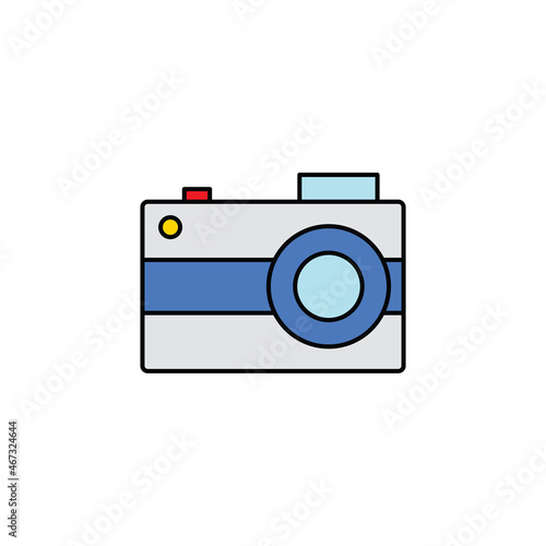 Camera icon vector design flat