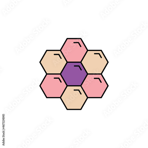 Cake icon vector design flat