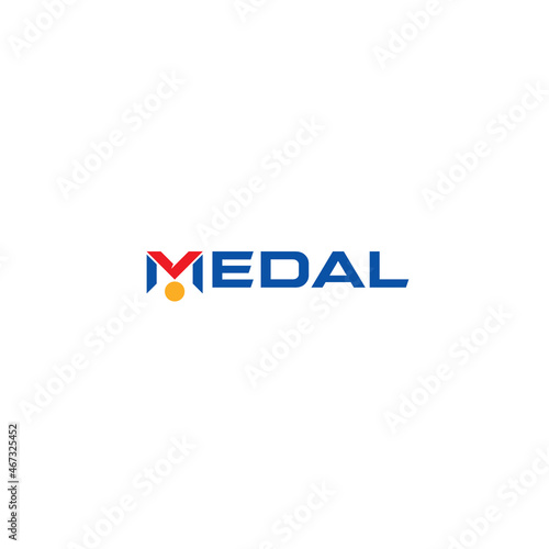Medal logo or wordmark design