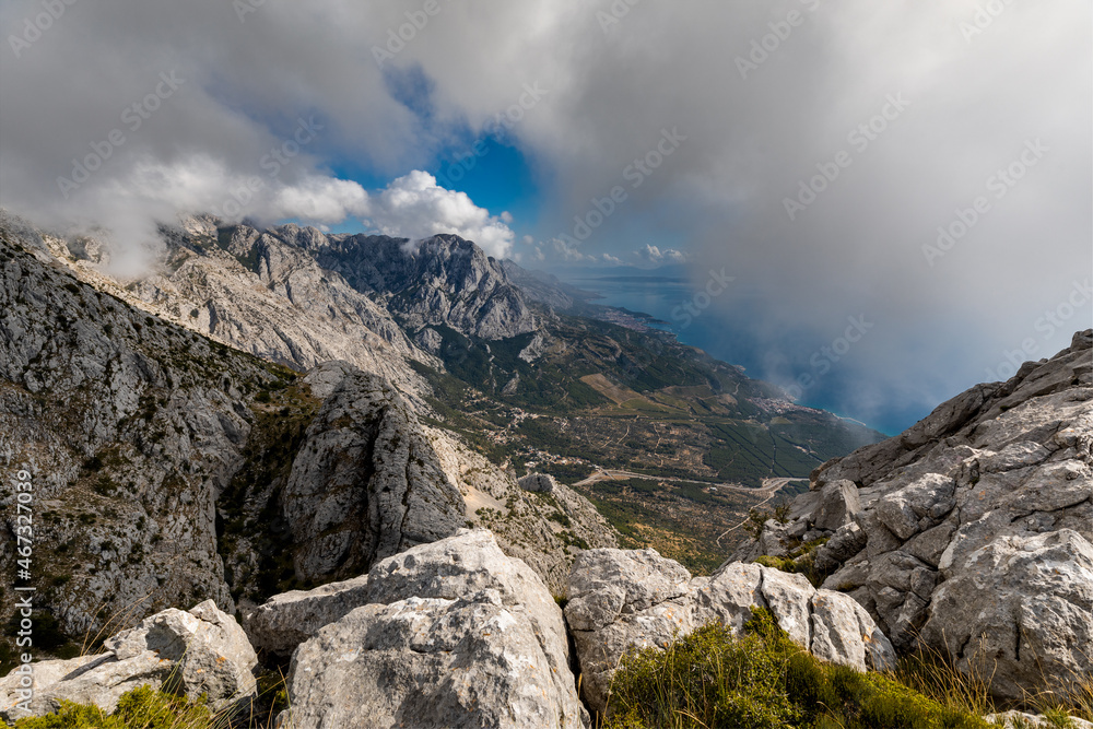 Biokovo mountain. Makarska riviera. Dalmatia. Croatia Biokovo mountain. Makarska riviera. Dalmatia. Croatia