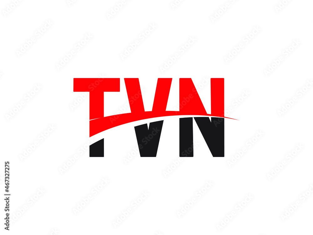 TVN Letter Initial Logo Design Vector Illustration TVN Letter Initial Logo Design Vector Illustration