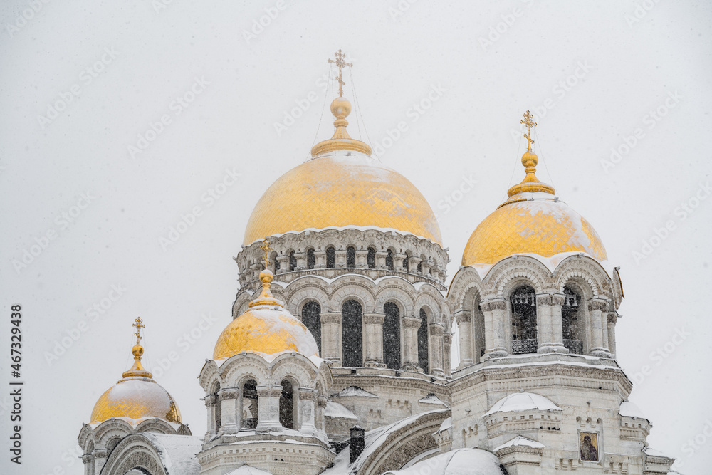 Fragment of Ascension Cathedral in Novocherkassk Fragment of Ascension Cathedral in Novocherkassk