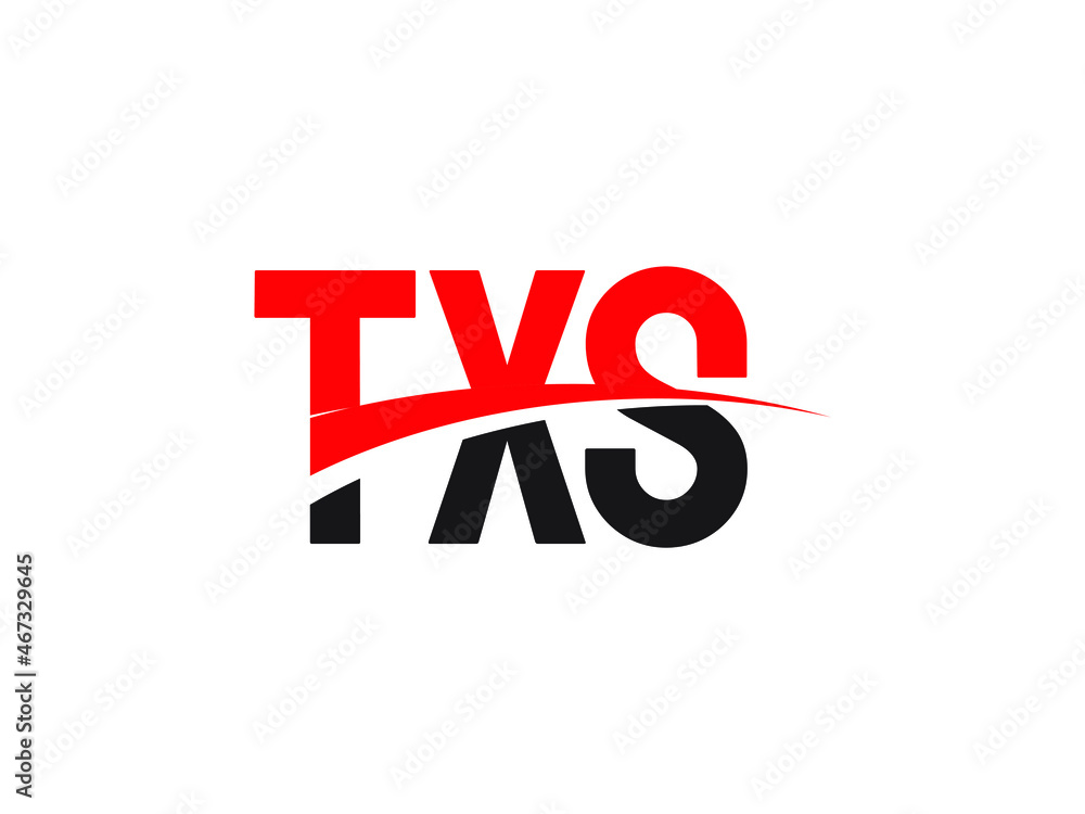 TXS Letter Initial Logo Design Vector Illustration TXS Letter Initial Logo Design Vector Illustration