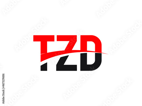 TZD Letter Initial Logo Design Vector Illustration photo