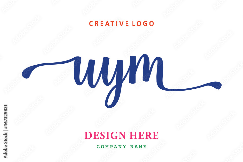 UYM lettering logo is simple, easy to understand and authoritative UYM lettering logo is simple, easy to understand and authoritative