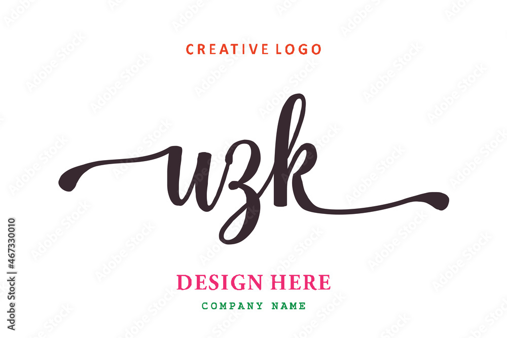 UZK lettering logo is simple, easy to understand and authoritative UZK lettering logo is simple, easy to understand and authoritative