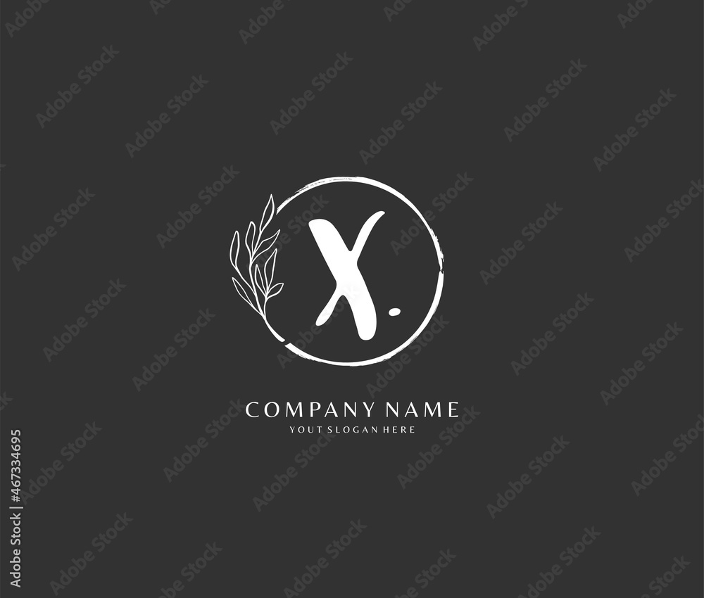 X logo, Initial lettering handwriting or handwritten for identity. Logo with signature and hand drawn style. X logo, Initial lettering handwriting or handwritten for identity. Logo with signature and hand drawn style.