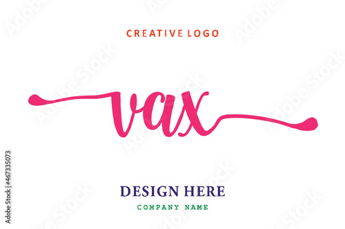 VAX lettering logo is simple, easy to understand and authoritative