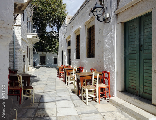 Greece. Island of Naxos. The mountain village Apeirantos