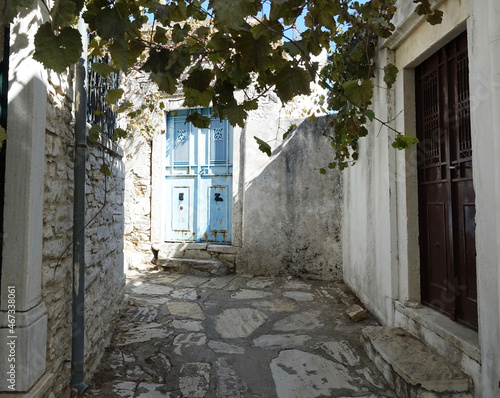 Fototapeta Naklejka Na Ścianę i Meble -  Greece. Island of Naxos. The mountain village Apeirantos