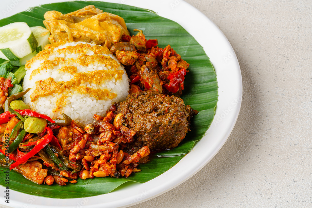 Beef Rendang or Nasi Rendang Sapi is a Minang dish originating from the ...