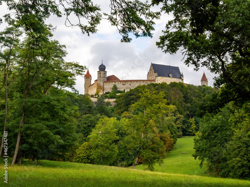 Coburg Castle (Veste Coburg) in late summer, seen from Hofgarteb