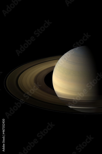 Vertical wallpaper of planet in space. Outer dark space wallpaper. Surface of planet . Sphere. View from orbit. Elements of this image furnished by NASA
