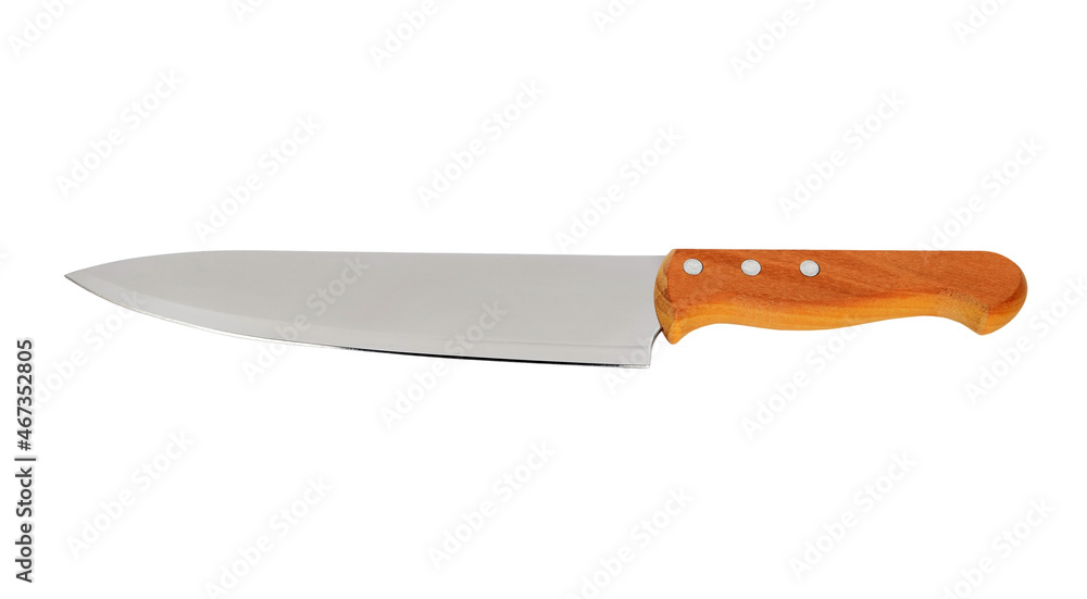 Kitchen knife on white Kitchen knife on white