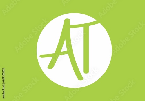 Unique shape of AT initial letter