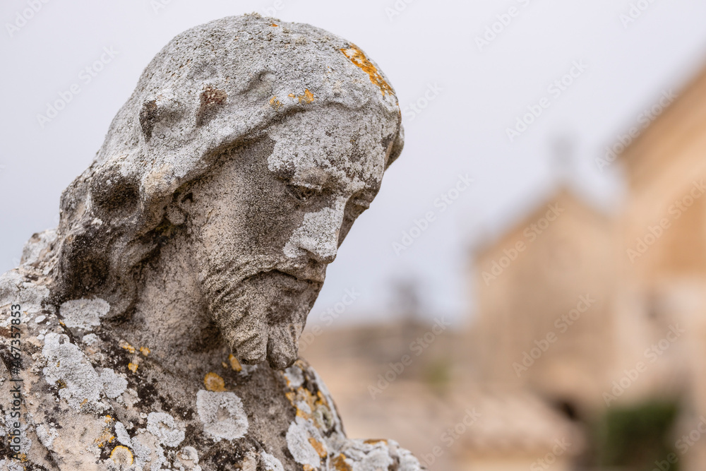 Obraz premium Petra cemetery, Mallorca, Balearic Islands, Spain