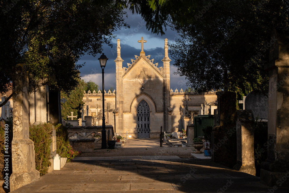 Santa Maria cemetery, Mallorca, Balearic Islands, Spain