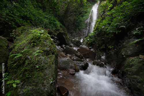 Pha Ngam Ngon Waterfall at Khun dan prakan chon dam, Nakhon Nayok province,Thailand photo