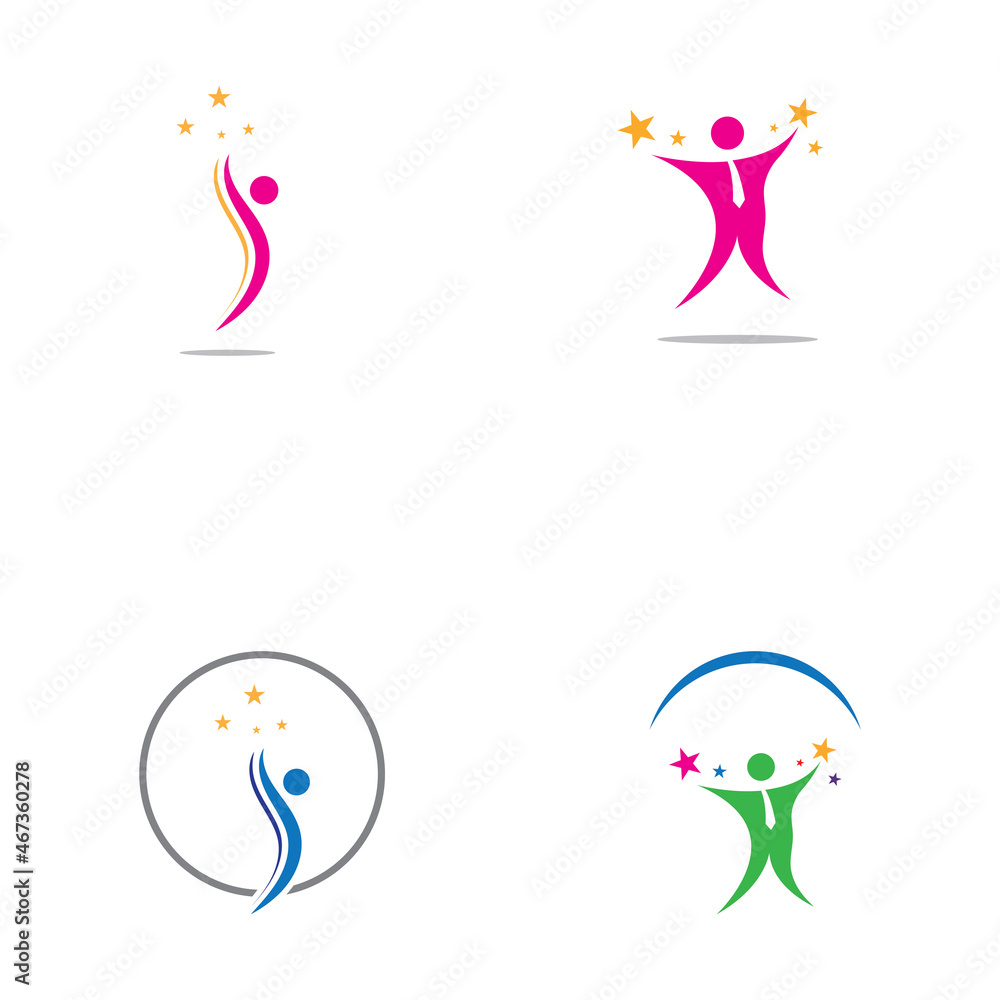 People star logo and vector images People star logo and vector images