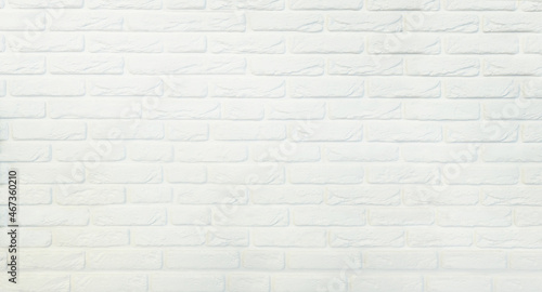 White brick wall as a background.