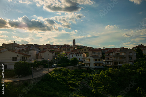the Croatian city Vribnik