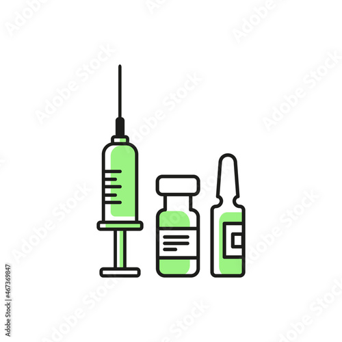 Syringe shot vaccine vaccination covid health