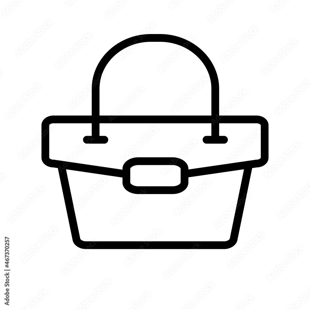 Woman Bag Icon Design Vector Template Illustration Woman Bag Icon Design Vector Template Illustration